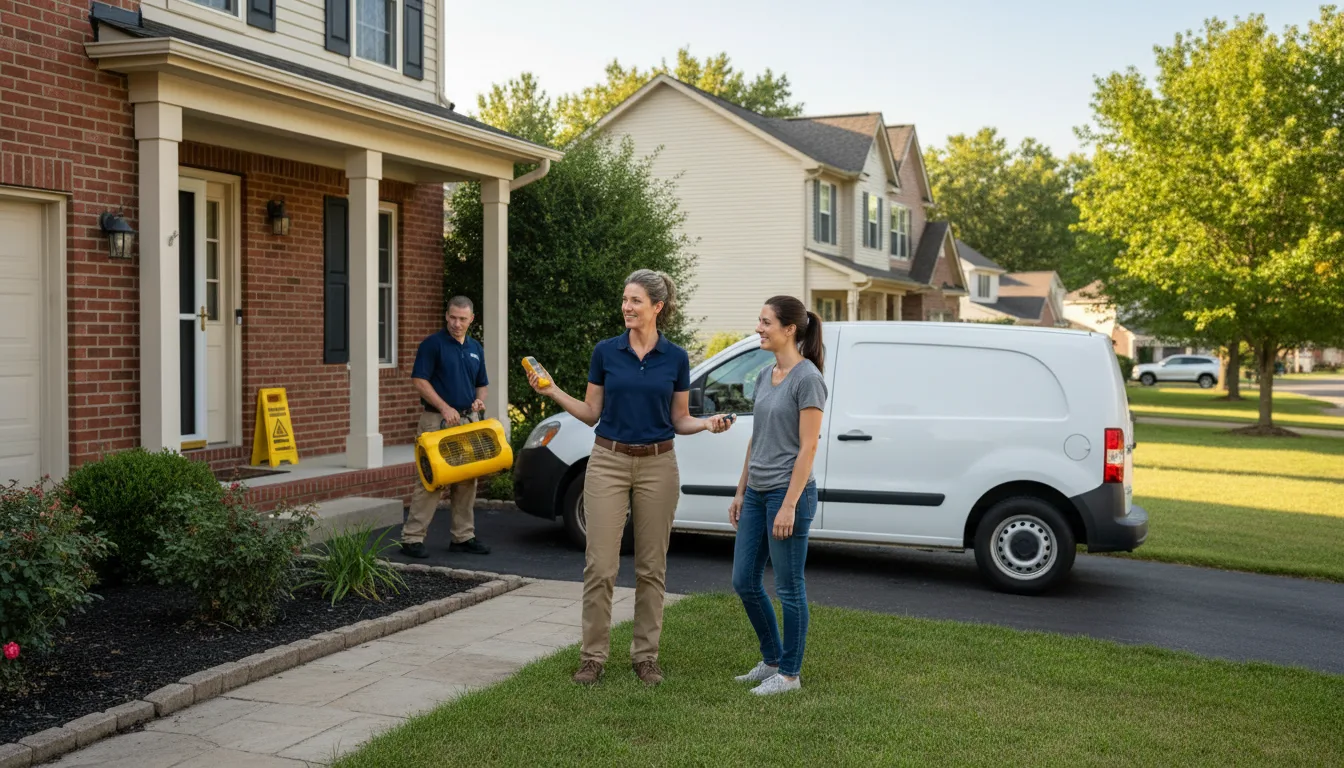 Water restoration image for Dehumidification And Cleanup Services in Rochdale, MA